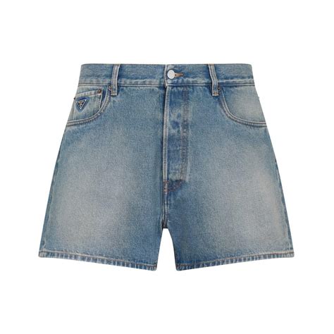 prada shorts white|prada denim shorts.